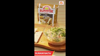 Creamy Burani Raita to pair with your Biryani Recipe on SunrisePure shorts buraniraita [upl. by Sanfourd987]