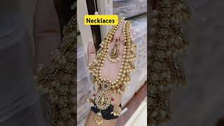 Trending jewellery necklace 1gramgold 1gramgoldjewellery fashion wedding onlineshopping gold [upl. by Enneire]