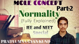 Some basic concepts of chemistry normality chemistry chemistryclass12 chemistryclass11 mole [upl. by Kulda]