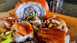 OVEN BAKED LECHON BELLY ROLL [upl. by Lleinnad]