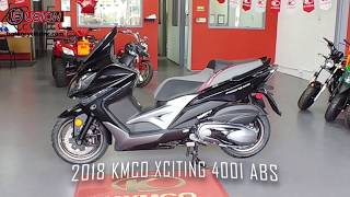 2018 KYMCO XCITING 400I ABS walk around close up [upl. by Almira]