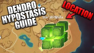 Dendro Hypostasis Boss Fight Location Guide  Genshin Impact [upl. by Letnuahc]