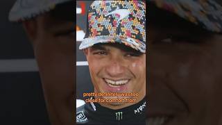 Lando Norris postrace interview  F1 Singapore GP shorts f1 formula1 singaporegp landonorris [upl. by Anivid278]