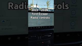 2023 2024 Ford Escape  How do I turn the radio on or off shorts [upl. by Schuster]