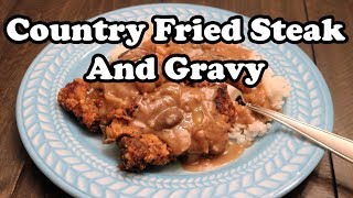 How to Make Country Fried Steak and Gravy Requested Video  Home Made  Chef Lorious [upl. by Plunkett]