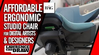 The best AFFORDABLE Ergonomic Chair for digital artists HÅG Capisco Puls review [upl. by Niasuh918]