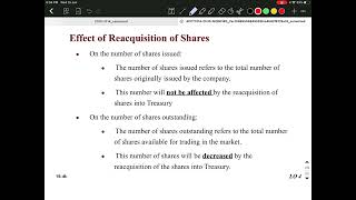 Intermediate Accounting 2 CH15 LO  Treasury Shares [upl. by Morel]