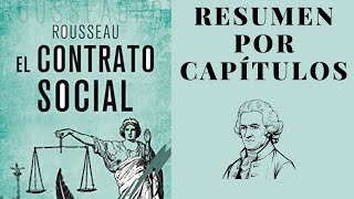 El contrato social de Rousseau Resumen por capítulos [upl. by Loretta]