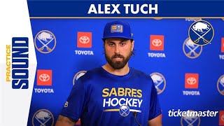 quotEveryone Brought It Todayquot  Buffalo Sabres Alex Tuch On Training Camp Pace of Practice [upl. by Aggi]