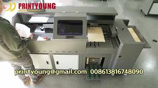 H300 Automatic Book Glue Binding Machine [upl. by Alemahs]