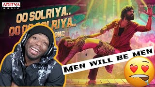 Oo Solriya Full Video Song Pushpa Songs Allu Arjun Rashmika DSP Sukumar  AndreaREACTION [upl. by Tamer861]