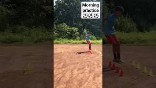 Football training short video  defending warm up drill soccer soccerdrills goalkeeperdrills [upl. by Ymmik]