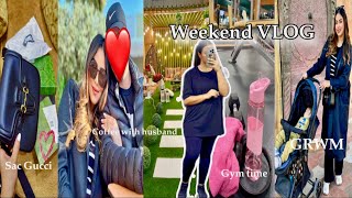 دوزو معايا ويكاند✅شريت صيكان جداد😍GUCCI💁‍♀️احسن بلاصة عندي🏋️‍♀️خرجت مع راجلي و ولدي♥️WEEKEND VLOG [upl. by Notserp]