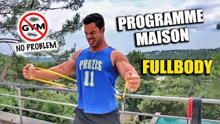 MON PROGRAMME COMPLET MAISON AUX ÉLASTIQUES FULLBODY [upl. by Alyat]