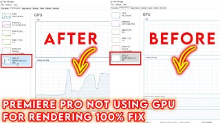 How to Fix Premiere Pro not using GPU ACCELERATION for Rendering  GPU not working  CUDA 2021 [upl. by Eelirrem]