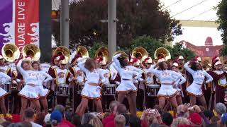 USC Band quotTuskquot Union Square San Francisco California 2018 [upl. by Cassandry]