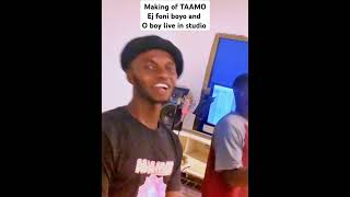 Making of TAAMO Ej foni boyo and O boy live in studio music dance newsong newupdate viralvideo [upl. by Lengel696]