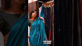 Diwali shopping at PONDY BAZAAR Tata taneira saree’s … nengalum poi collections konja parunga saree [upl. by Mittel]