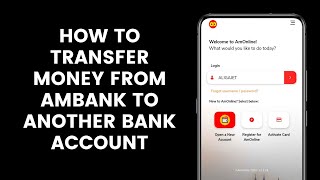 How to Transfer Money Or Funds From AmBank to Another Bank Account Through the AmOnline App [upl. by Kendal]