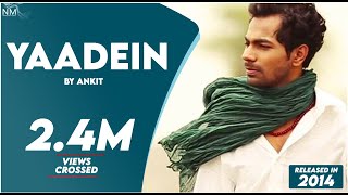 YAADEIN Feat Ankit  Namyoho Studios  Official Video [upl. by Asssilem672]