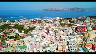 Isola Di Procida di drone  Island of Procida Italy by drone [upl. by Wittie]