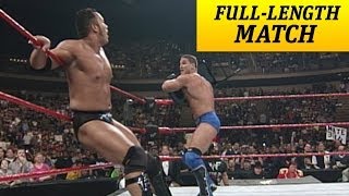 FULLLENGTH MATCH  Raw  Ken Shamrock vs The Rock  Intercontinental Title Match [upl. by Engis553]