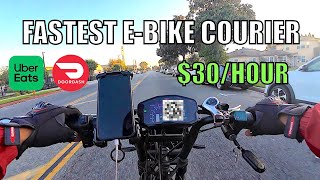 INSANE Speeds On An EBike for DoordDash UberEats amp Grubhub [upl. by Nickey227]