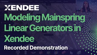 Modeling with Mainspring Linear Generators in Xendee Recorded Demonstration [upl. by Terrel]