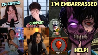 Everyone LOSES IT at Corpses HIGH PITCHED Voice ft Valkyrae Sykkuno Fuslie Tina amp more [upl. by Yekcaj]