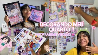 Dicas de como decorar seu quarto 💗✨ animekpop versão [upl. by Enitsirhc320]