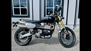 2024 Triumph Scrambler 1200 XE Black [upl. by Bomke]