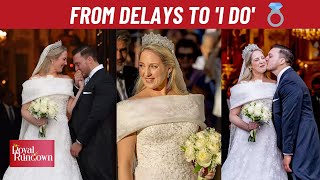 Princess Theodora of Greece Weds American Matthew Kumar in Lavish TwiceDelayed Ceremony [upl. by Elletnuahs]