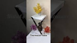 Thermocol Table Thermocol Reuse Ideas diy viralshort shortfeed trending shortsvideo craft [upl. by Ainig]