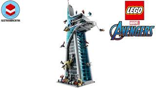 LEGO Marvel 76269 Avengers Tower – LEGO Speed Build Review [upl. by Ives338]