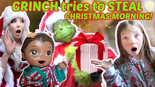 BABY ALIVE has CHRISTMAS MORNING MrsCLAUSE SAVES CHRISTMAS from GRINCH The Lilly and Mommy Show [upl. by Ahsenor]