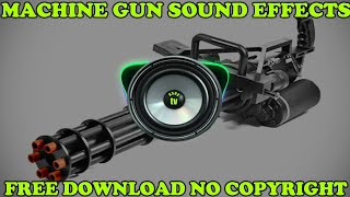 machine gun shot sound effects no copyright free download 2021 [upl. by Sklar]