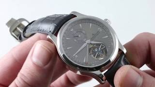 JaegerLeCoultre Master Tourbillon Q1656450 Luxury Watch Review [upl. by Sanferd]