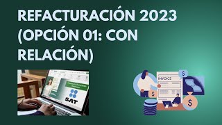 REFACTURACIÓN 2023 OPCIÓN 01 CON RELACIÓN [upl. by Yentroc]