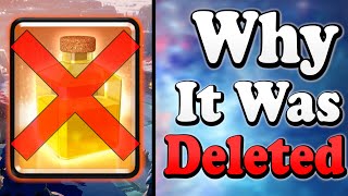 When Clash Royale DELETED A Card [upl. by Ileana553]