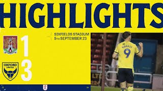 Northampton Town v Oxford United highlights [upl. by Findley]