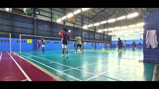 Dropsmash Sunday Badminton Queuing 080424 JP amp Ruben vs LG amp Reiven [upl. by Oznol]