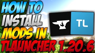 How To Install Mods In Minecraft Tlauncher 1206 2024 [upl. by Diann429]