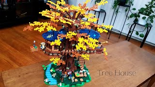 LEGO Tree House SPEED BUILD [upl. by Ramilahs]