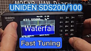 UNIDEN SDS200 WATERFALL  FAST CHANGE FREQUENCY TIP [upl. by Vasos]