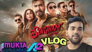 Singham Again Move Vlog  Mukta A2 Cinemas [upl. by Leahcimsemaj]