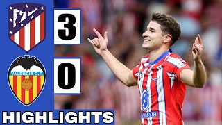 Atletico Madrid Vs Valencia 30  All Goals amp Extended highlights  LaLiga 2024 Match  EA Sports [upl. by Bez]