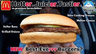 McDonalds® NEW BestEVER Burgers Review 🤡🍔 New Changes Coming  theendorsement [upl. by Cadell]