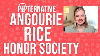 Angourie Rice talks about Honor Society on Paramount and more [upl. by Ramu]