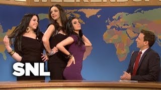 Weekend Update The Kardashians  Saturday Night Live [upl. by Ennad]