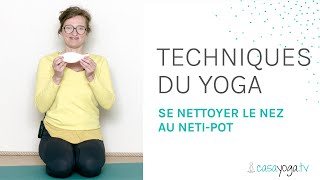 Se nettoyer le nez au Neti pot [upl. by Notsreik]